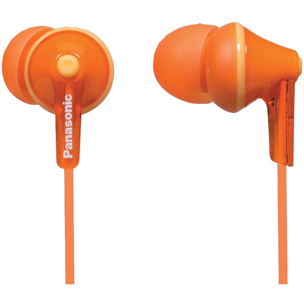 Panasonic RP-HJE125E Wired Earphones Orange