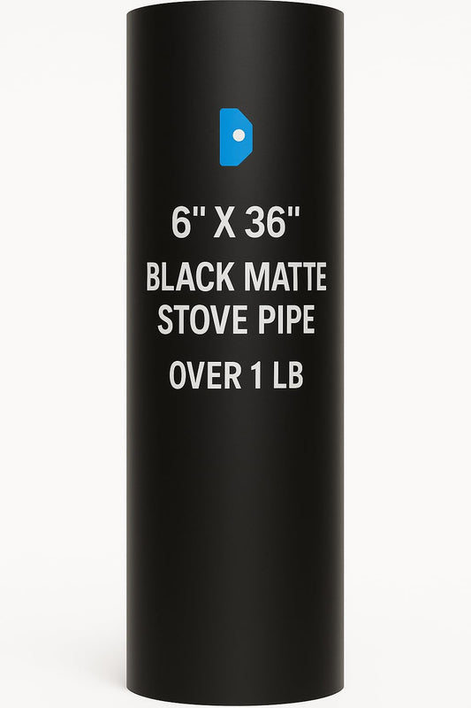 Imperial Manufacturing Group Bm0120 6 X 36 Black Matte Stove Pipe