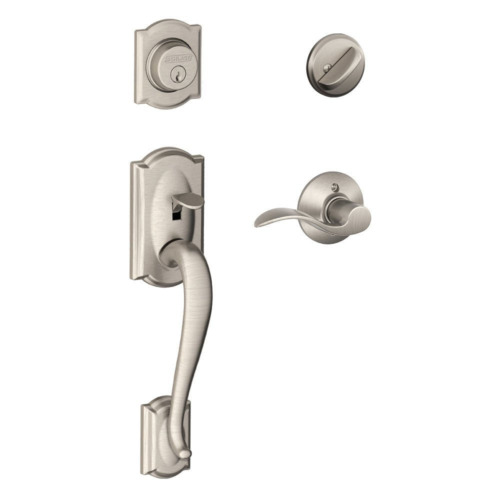 Schlage Camelot Single Cylinder Handleset F60 CAM 619 ACC RH