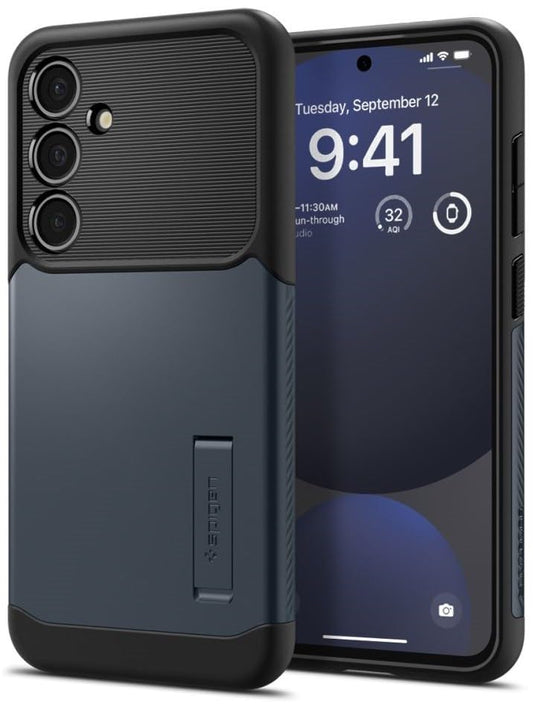 Spigen Slim Armor Galaxy S24 FE Case Metal Slate
