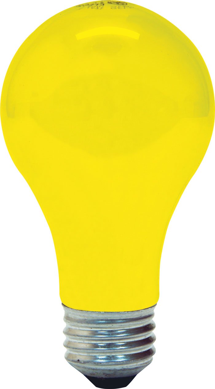 GE 60W Yellow Bug Bulb 2-Pack 97495