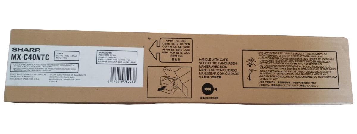 Sharp MX-C40NTC Cyan Toner Cartridge