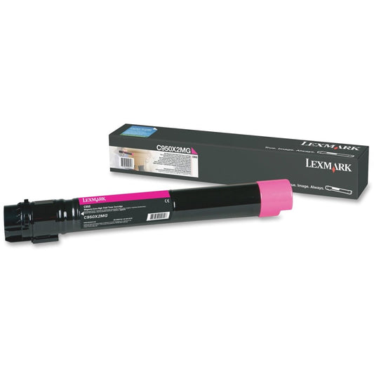 Lexmark C950x2mg Extra High-Yield Toner, 22,000 Page-Yield, Magenta