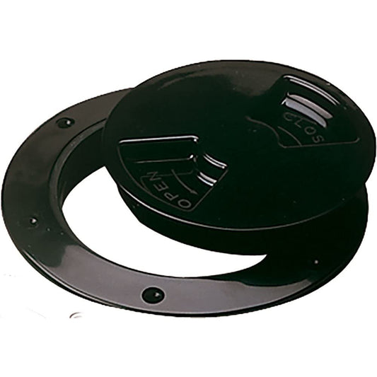 SeaDog Deck Plate Black Smooth 8" 3363851