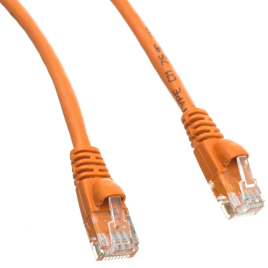 CableWholesale Cat6a 50ft Ethernet Patch Cable Orange