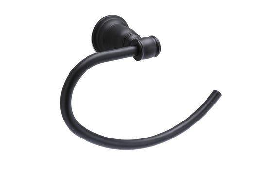 Pamex Charleston BC10-32 Towel Ring Matte Black