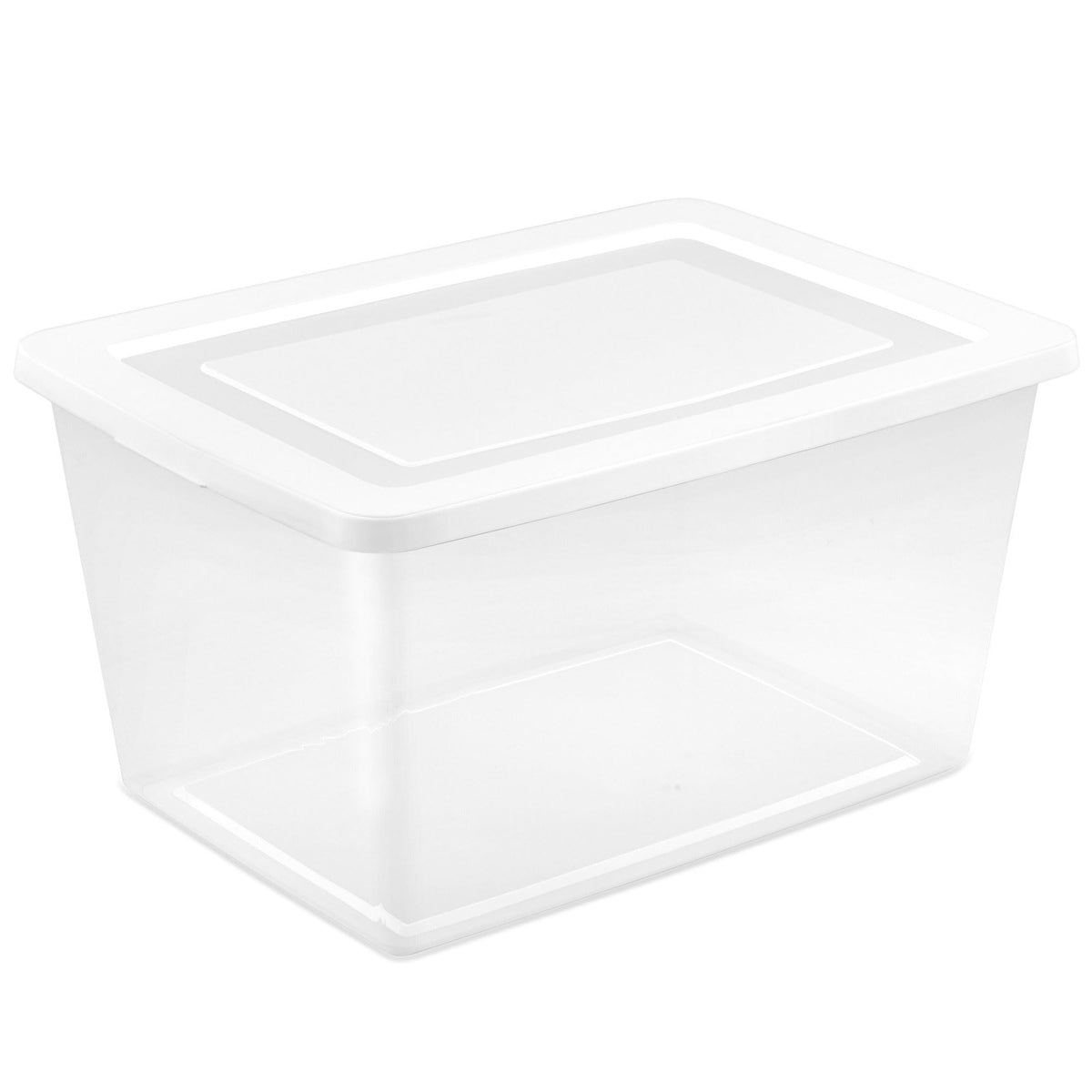 Sterilite 58 Quart Storage Box 24 Pack, White