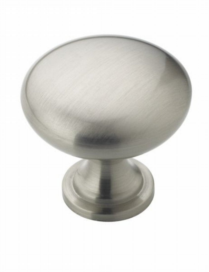 Amerock BP53005G10 1-1/4in. Allison Value Hardware Cabinet Round Knob, Satin Nickel (2-Pack)