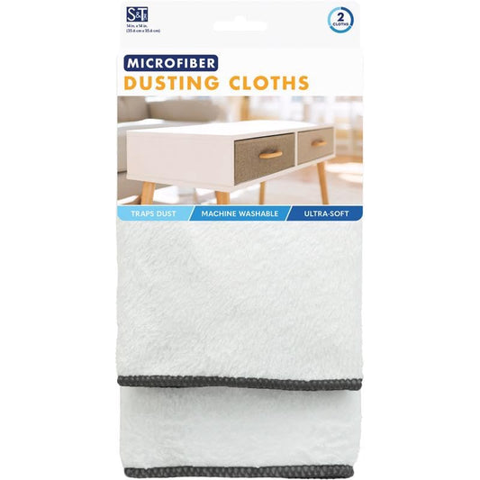 Schroeder & Tremayne Microfiber Cleaning Cloth 12x16 2pk