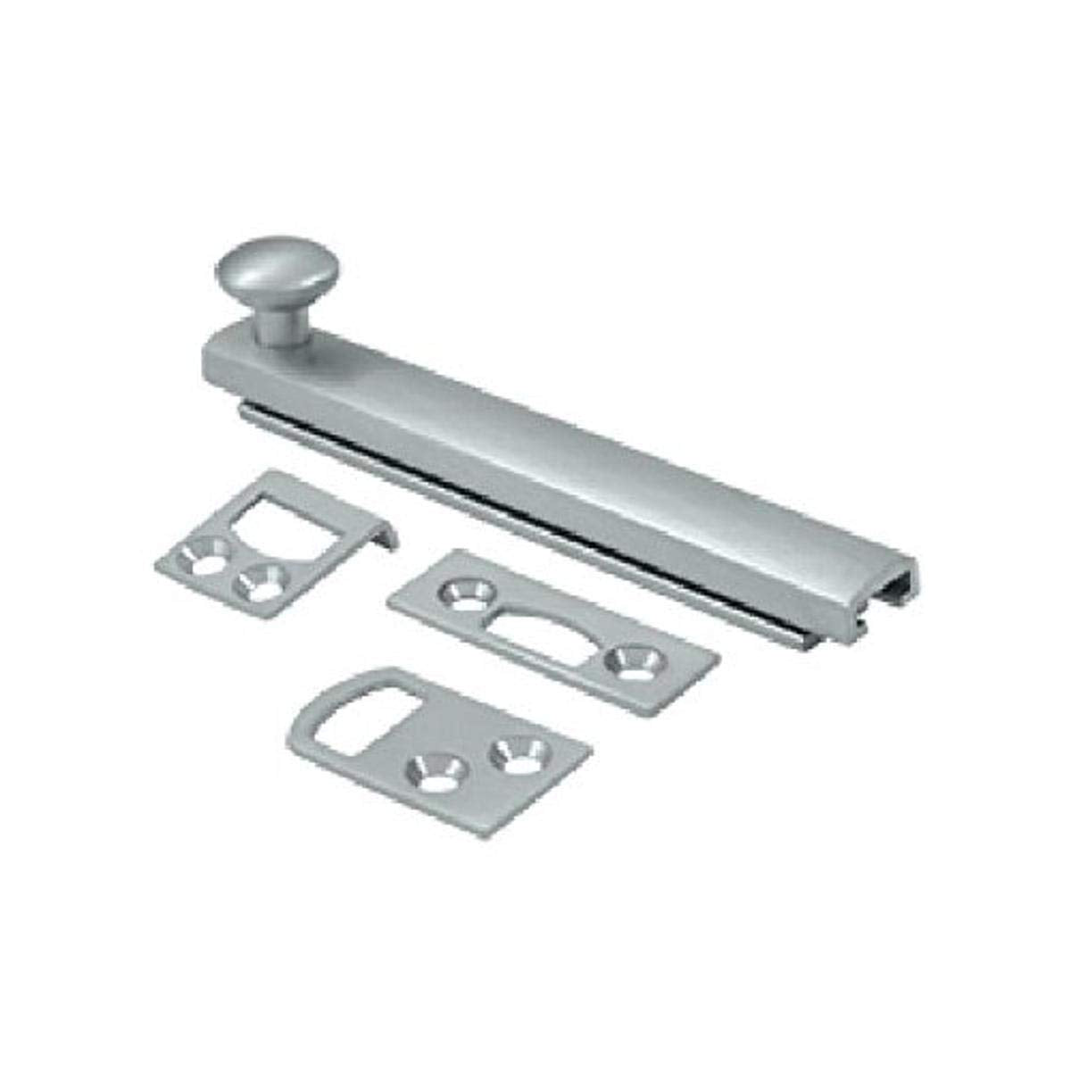 Deltana 4SBCS26D Solid Brass 4-Inch Surface Bolt