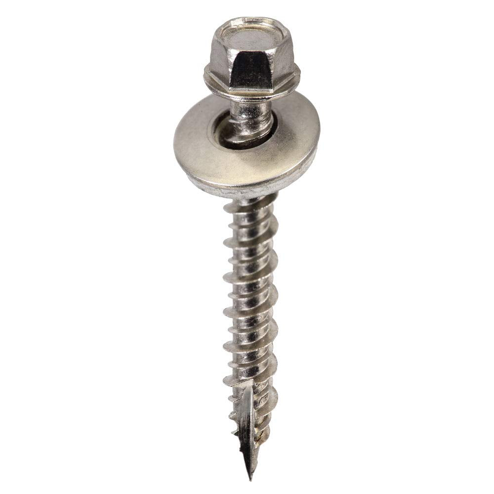 Acorn SW-MW15SS250 Roofing Screw 9 x 1.5 Silver 250 Ct