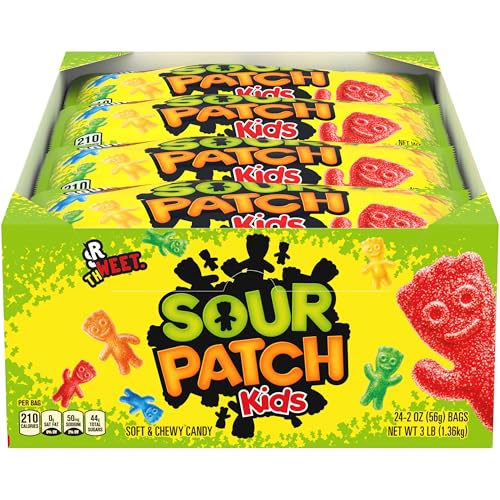 SOUR PATCH KIDS Soft & Chewy Candy 24 Pack 2 oz