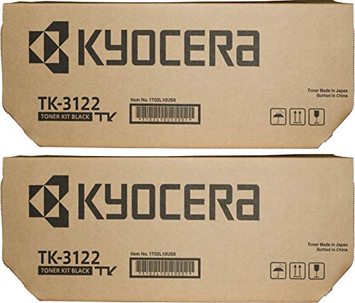 Kyocera TK-3122 Black Toner Kit 2-Pack
