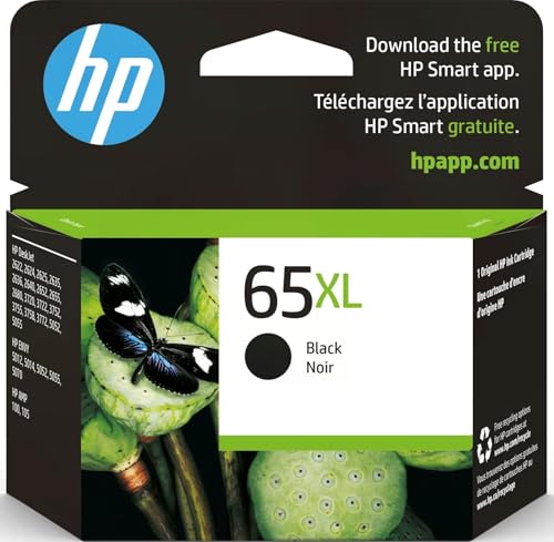 HP 65XL Black Ink Cartridge N9K04AN