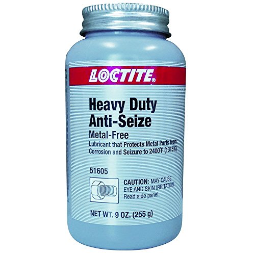 Loctite 51605 Gray LB 8009 Heavy Duty Anti-Seize Lubricant, -20 Degree F Lower Temperature Rating to 2400 Degree F Upper Temperature Rating, 9 fl. oz. Brush Top Can