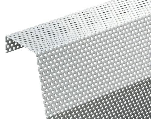Baseboarders Premium Series 5 ft (60 in) Galvanized Steel Slip-On Baseboard Heater Cover, Rust Resistant, White, for Hydronic Hot-Water Systems