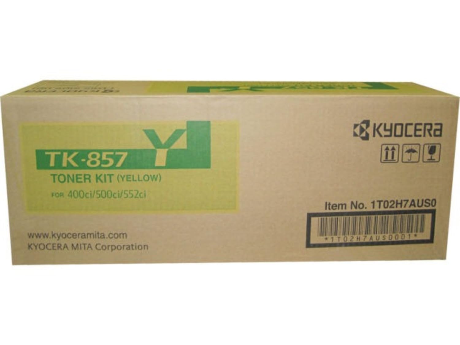 Kyocera TK-857Y OEM Yellow Toner for modles 400ci/500ci/552ci