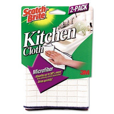 3M Kitchen Cleaning Cloth Microfiber White 9032-2