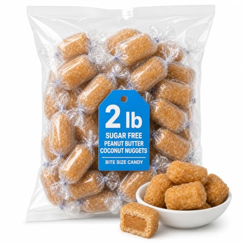 Atkinson Sugar Free Peanut Butter Coconut Nuggets 2 lb