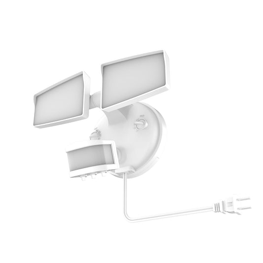 HALO Next Gen AC Plug LED Security Floodlight White