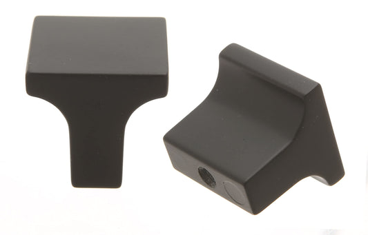 Pride K-83125.BK Square Cabinet Knob Matte Black