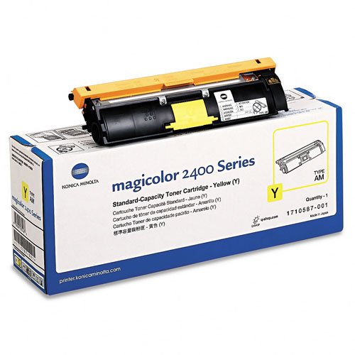 Minolta New KONICA OEM 1710587001 Toner Cartridge (Yellow) for MAGICOLOR2430DL (Toner/Cartridges)