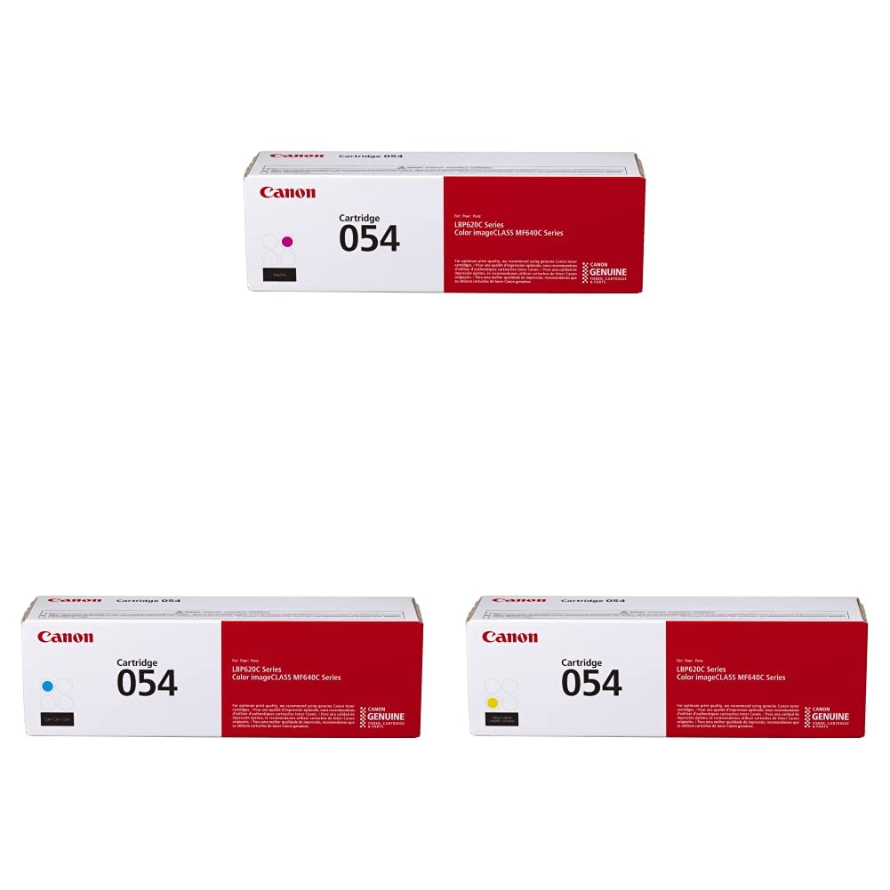 Canon Genuine Toner, Cartridge 054 Magenta & Yellow (3022C001) - 1 Pack for imageCLASS MF641Cdw, MF642Cdw, MF644Cdw