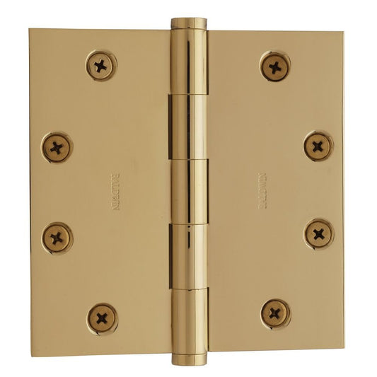 Baldwin 1045003I Square Mortise Hinge, Lifetime Brass