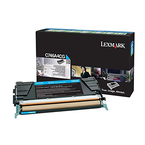 Lexmark C748 Cyan Toner Cartridge C746A4CG 7K Yield