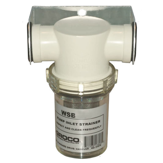 Groco 3/4" Fresh Water Strainer w/Plastic Basket [WSB-750-P]