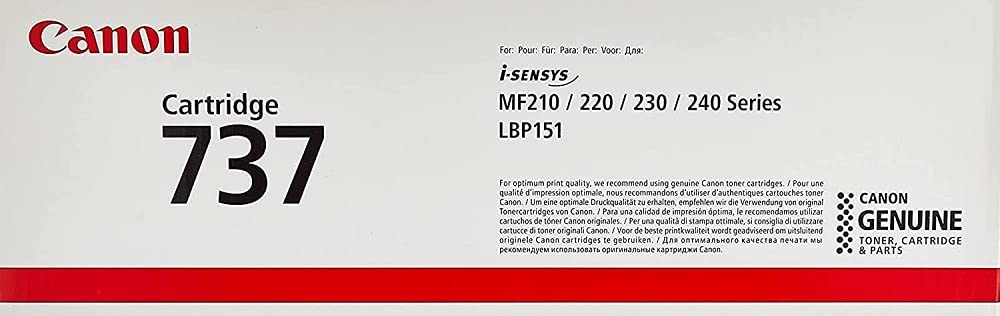 Canon 737 2100pages Black