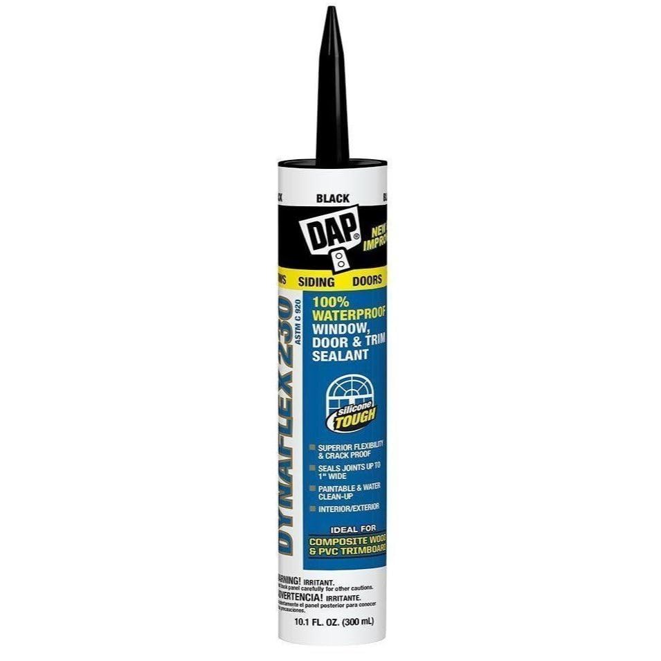 DAP Dynaflex 230 Black Caulk 10.1 oz 2 Pack