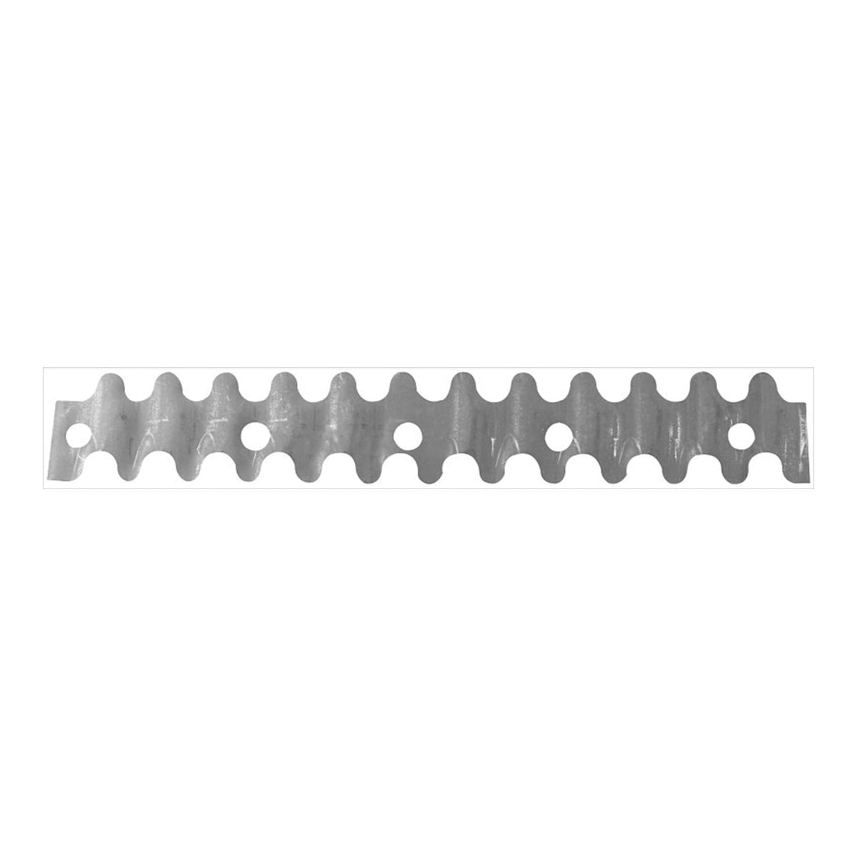 Acorn Wall Tie Scalloped 7/8" Galv WT-ZZ