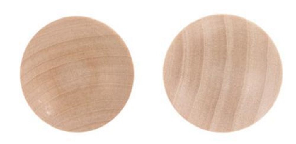 AMEROCK KNOB Wood 1.5" RD PK2