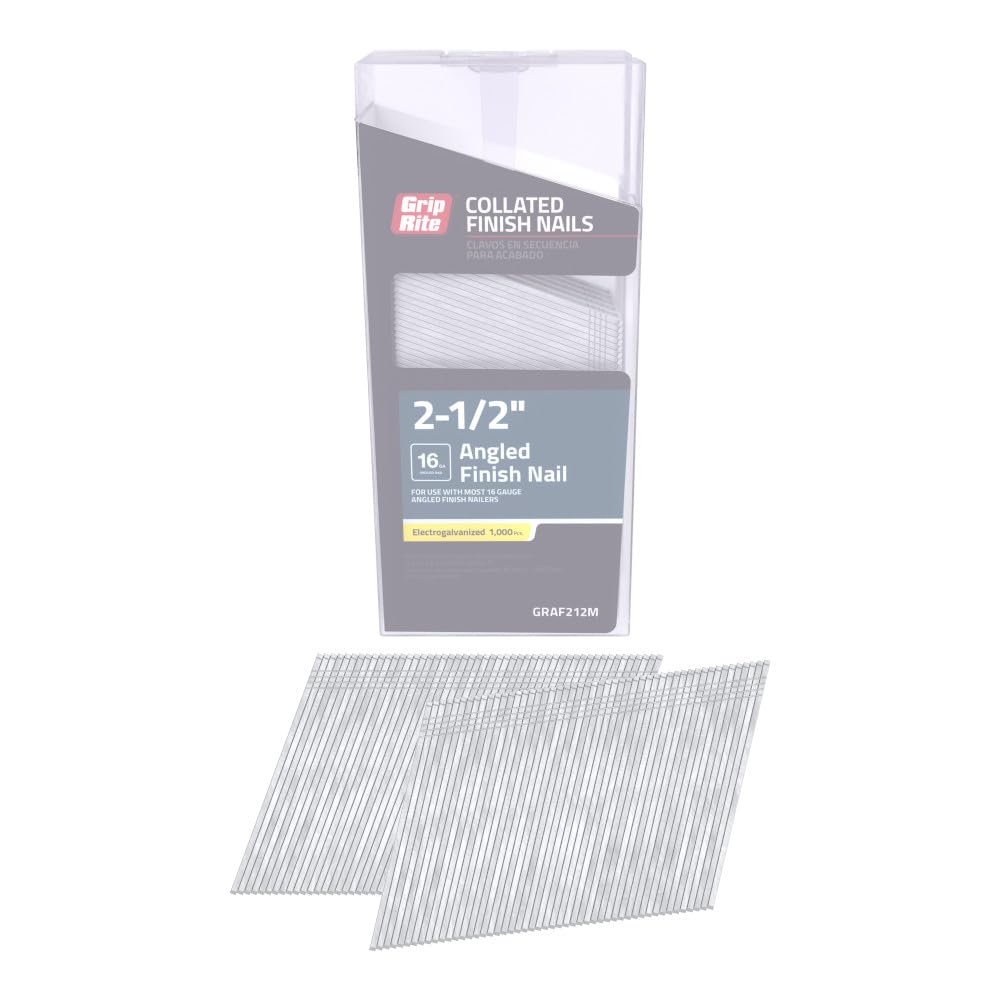 GRIPRITE Finish Nails Angled 2-1/2 in