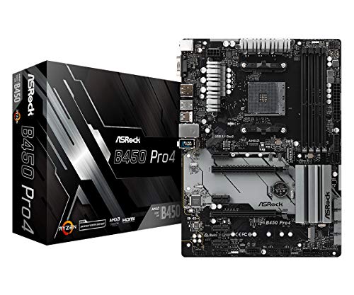 ASRock B450 PRO4 ATX Motherboard