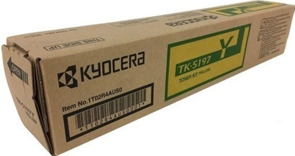 Kyocera Genuine OEM TK-5197Y (1T02R4AUS0) Yellow Toner Cartridge (7K YLD)