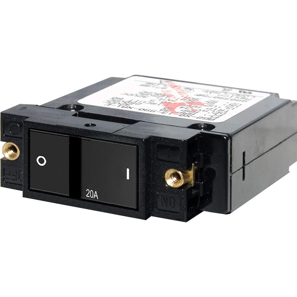 Blue Sea 7404 Flat Rocker Circuit Breaker 20A