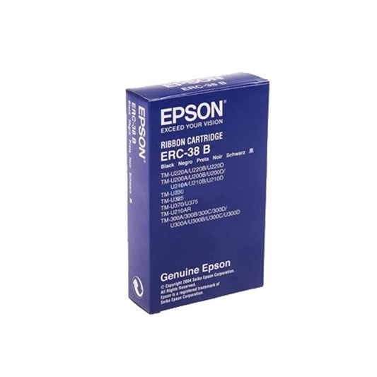 1PK Epson ERC38/34 POS Ribbon Black