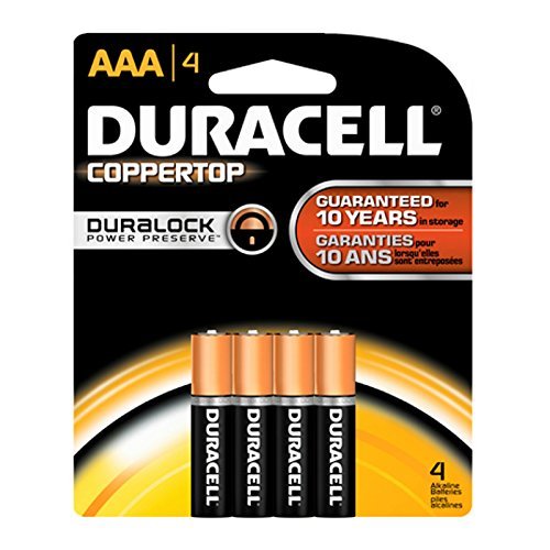 Duracell Batteries / 4 AAA