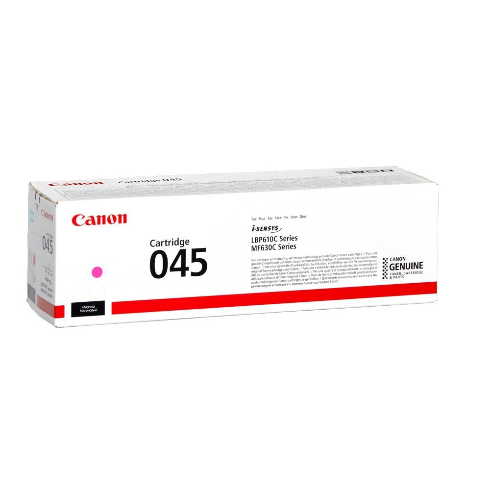 Canon Genuine 045 Magenta Toner Cartridge Compatible with LBP612Cdw, MF632Cdw, MF634Cdw