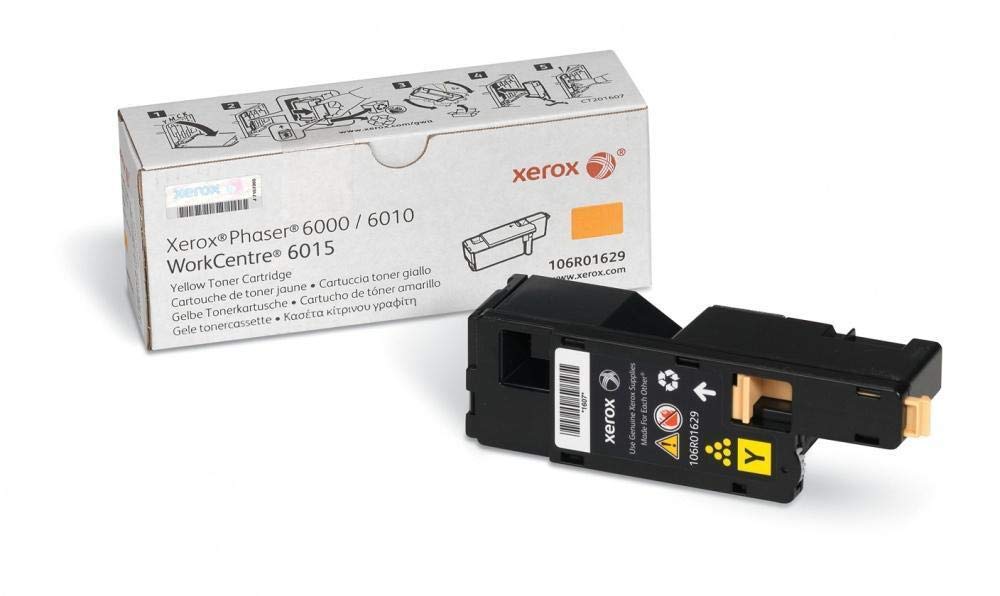Xerox Phaser 6010 Yellow Toner Cartridge 106R01629