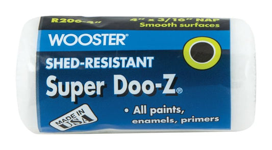 Wooster Brush R206-4 Paint Roller Cover, 4-Inch, White