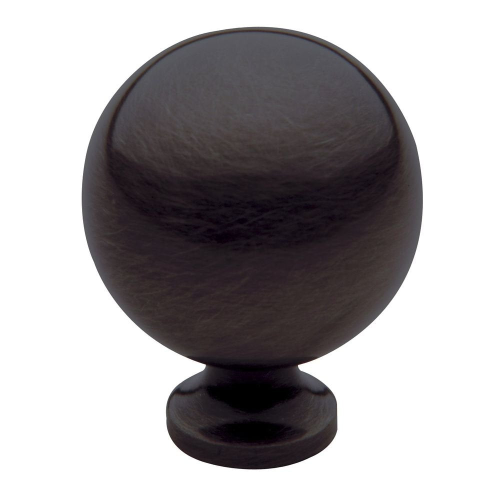 Baldwin 4961112 Round Cabinet Knob Aged Bronze