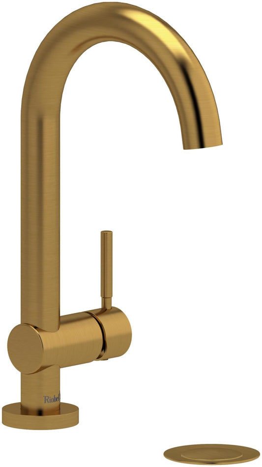 Riobel Riu Single Handle Lavatory Faucet Brushed Gold RU01