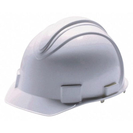 JACKSON SAFETY, 20392, White Charger Ratchet Cap 4 PT 3013362