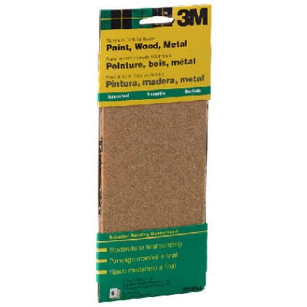 3M CP001-12P Sanding Sponge, Fine Grit, 12-Pack