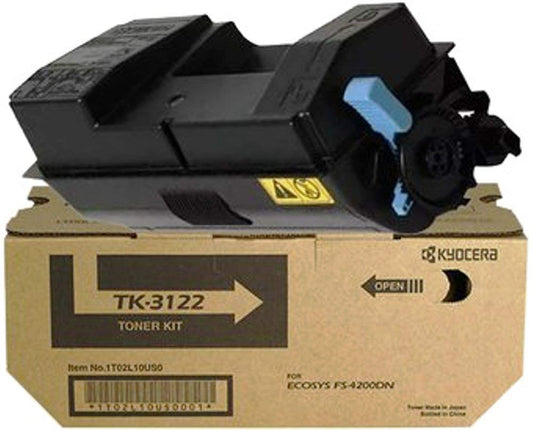 Triplenet Pricing Mita TK-3122 1T02L10US0 FS-4200 4300 M3550 3560 Toner Cartridge (Black) in Retail Packaging TK3122