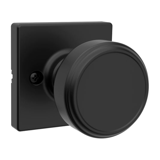 Kwikset Maven Dummy Door Knob Matte Black