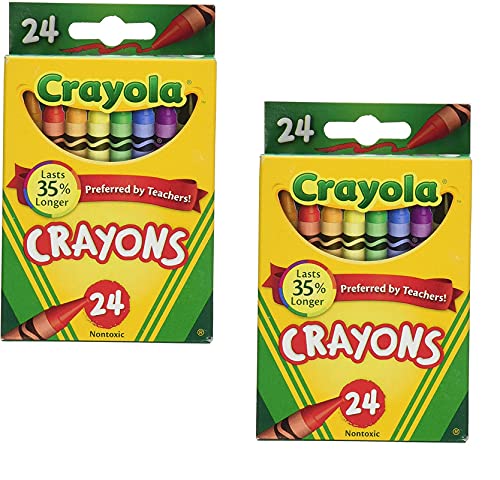 Crayola Crayons 24 Count - 2 Packs (52-3024)
